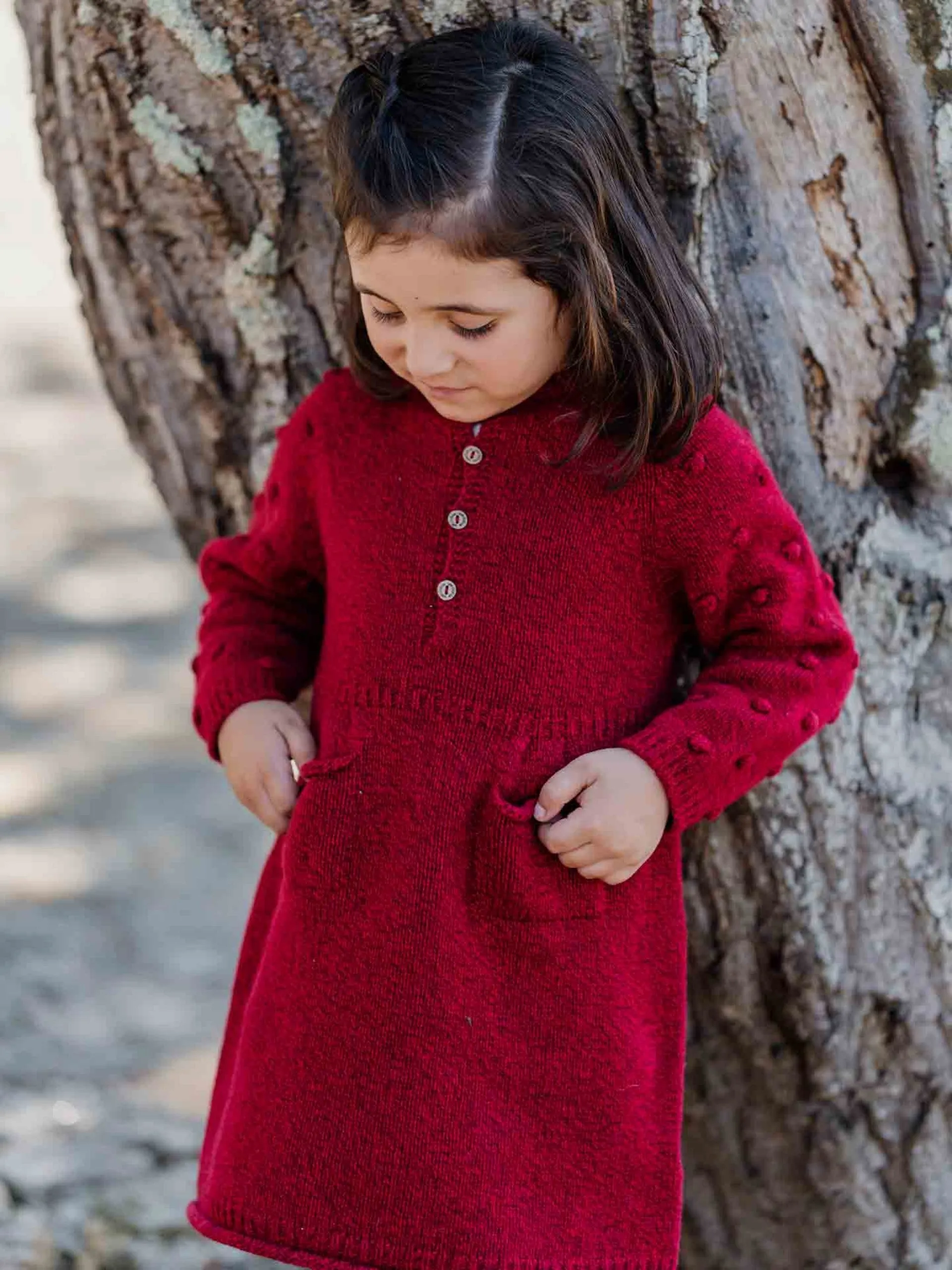 Abitino Bordeaux in lana Wedoble