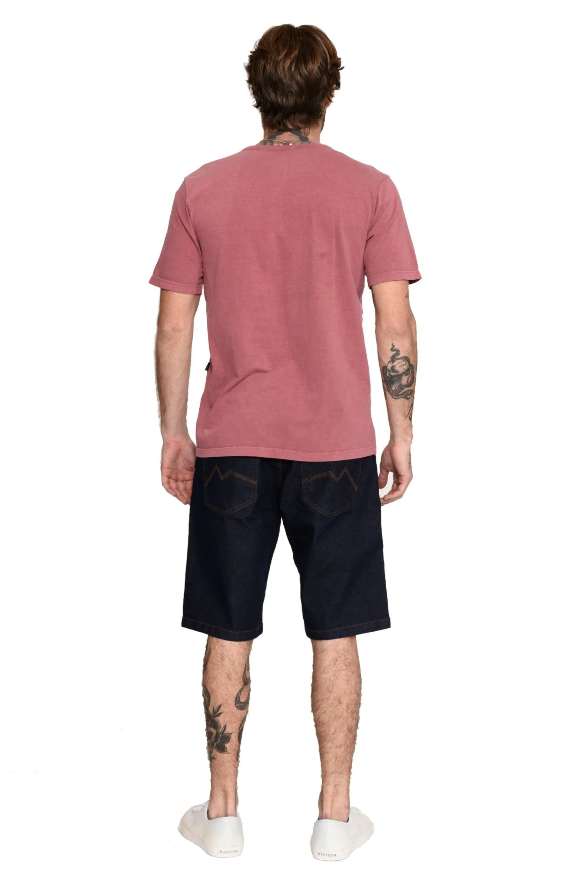 BERMUDA JEANS DARK BLUE