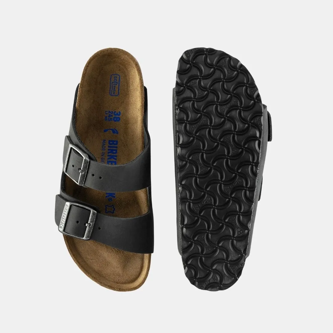 Birkenstock Arizona Soft Footbed Oiled Leather Men's Black