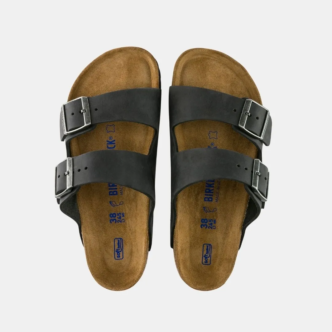 Birkenstock Arizona Soft Footbed Oiled Leather Men's Black