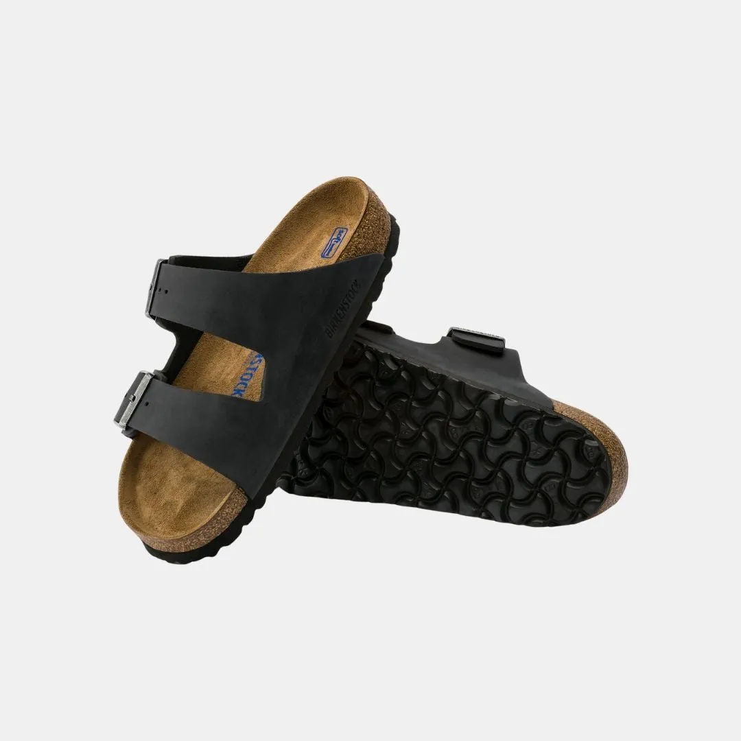 Birkenstock Arizona Soft Footbed Oiled Leather Men's Black