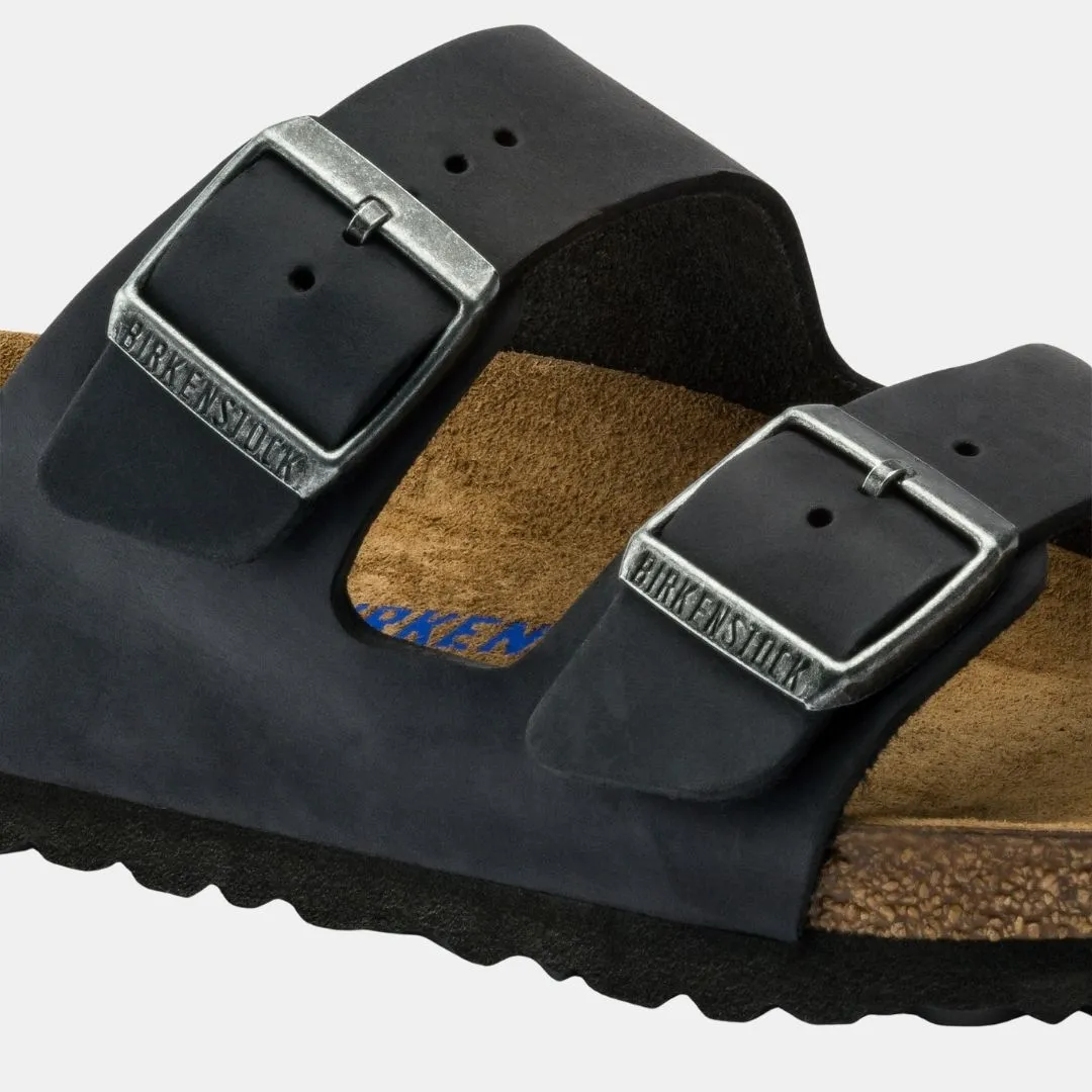Birkenstock Arizona Soft Footbed Oiled Leather Men's Black