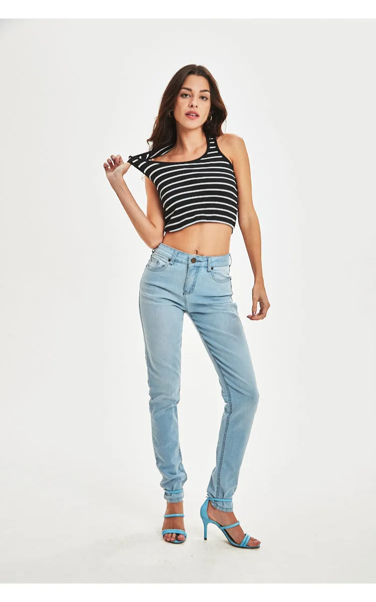 CALÇA JEANS SUPER SKINNY C3 LIGHT BLUE