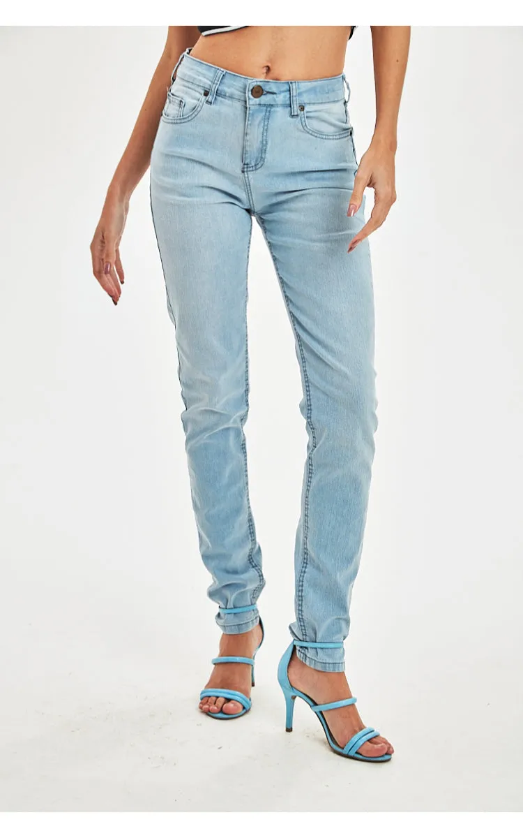 CALÇA JEANS SUPER SKINNY C3 LIGHT BLUE