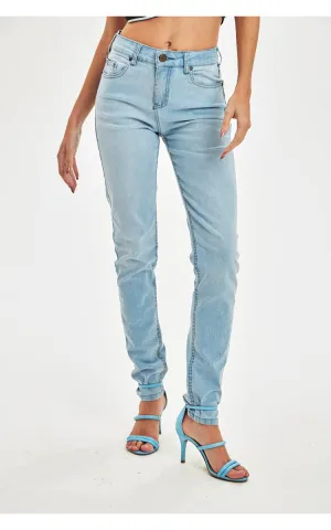 CALÇA JEANS SUPER SKINNY C3 LIGHT BLUE