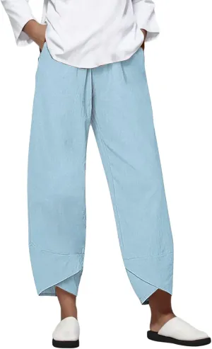 Capri Pants for Women 2024 Home Female Women's Knee Length Leggings Causal Lounge Pants with Pockets Ladies Capri