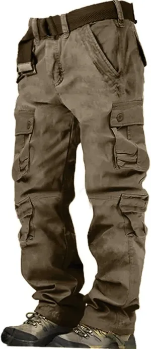 Cargo Pants for Men Outdoor Tactical Stretch Work Multi Pockets Ripstop Baggy Water Resistant Joggers