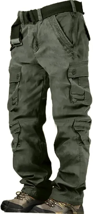 Cargo Pants for Men Outdoor Tactical Stretch Work Multi Pockets Ripstop Baggy Water Resistant Joggers