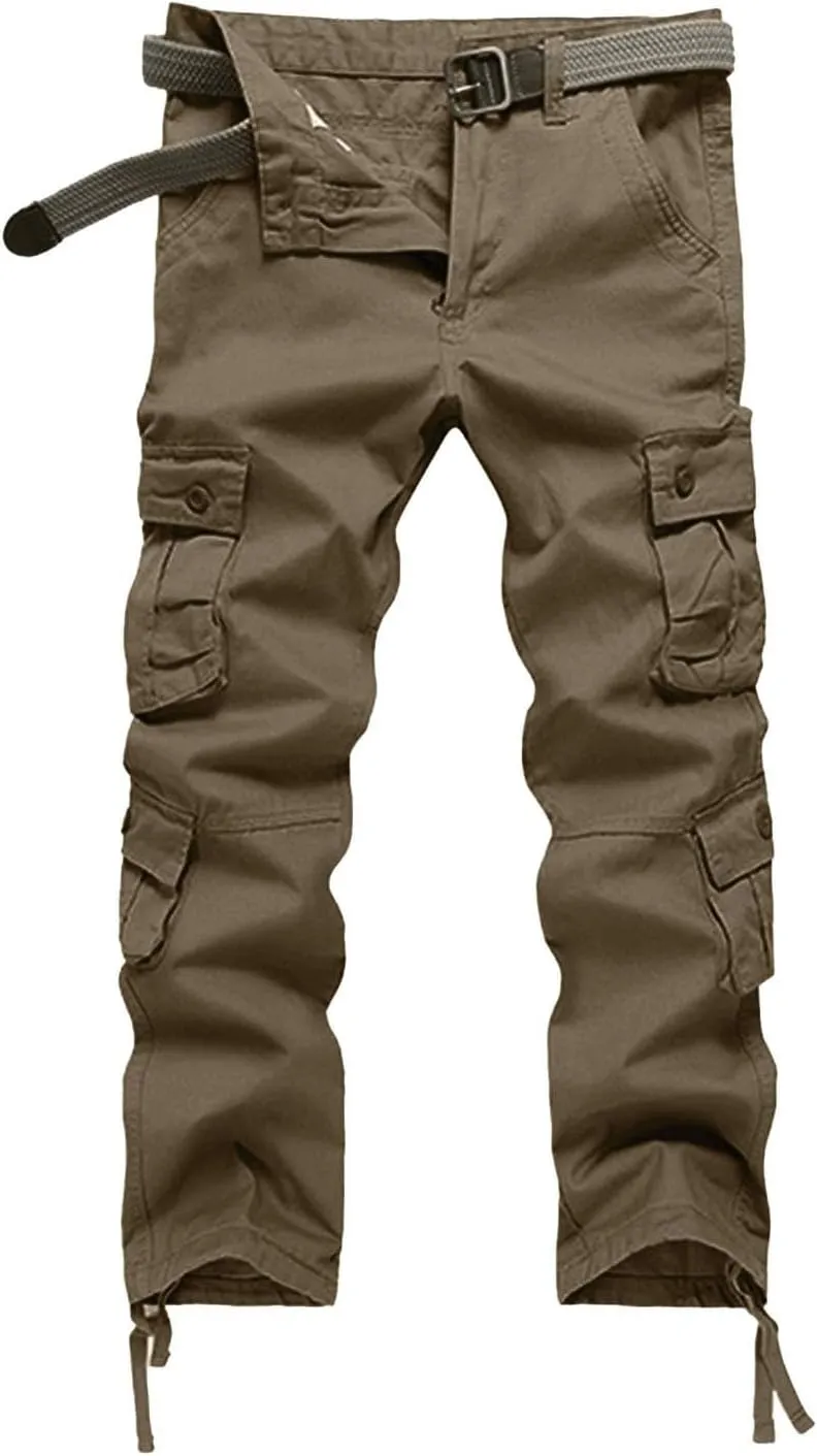 Cargo Pants for Men Outdoor Tactical Stretch Work Multi Pockets Ripstop Baggy Water Resistant Joggers