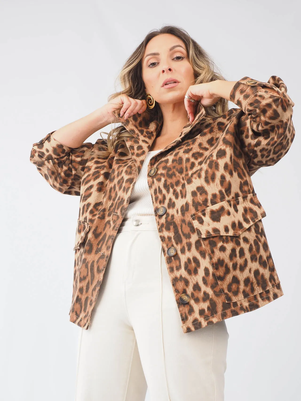 Casaco Animal Print