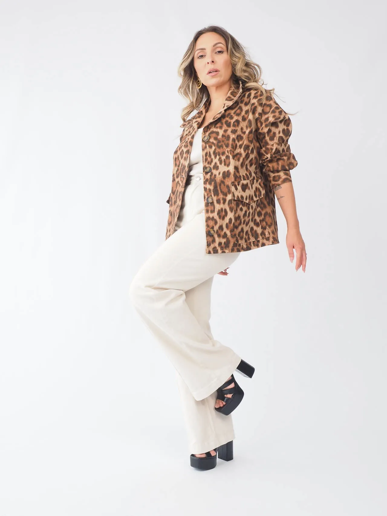 Casaco Animal Print