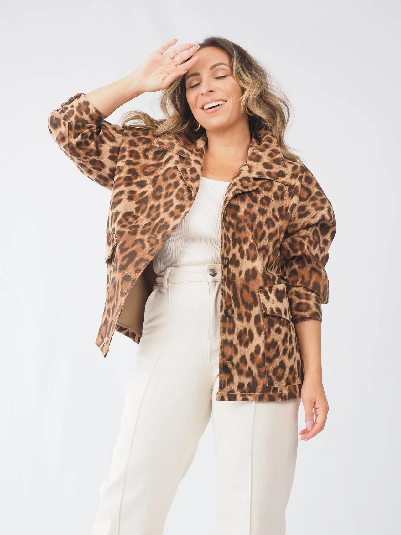 Casaco Animal Print