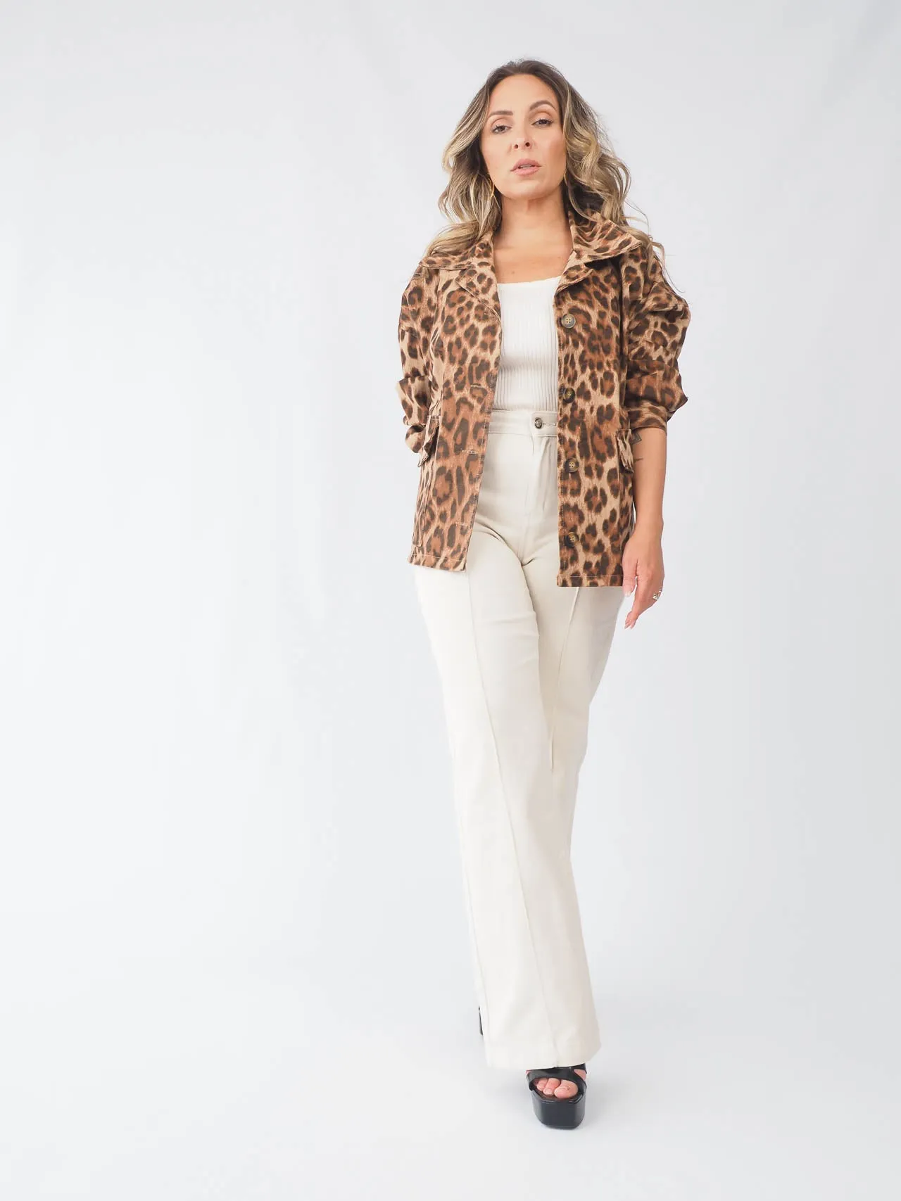 Casaco Animal Print