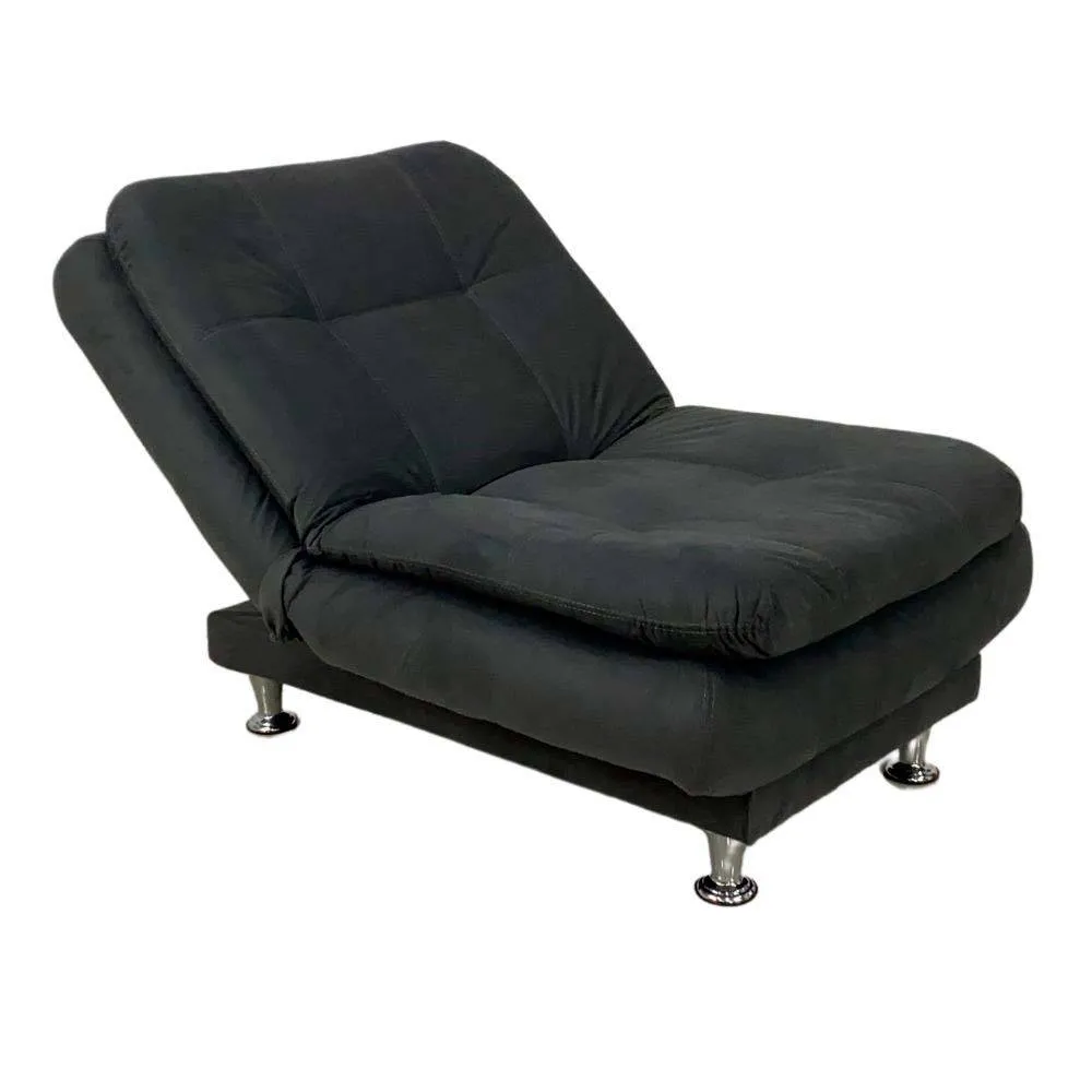Combo Sofa Cama  Grecia Tela Gris   3 Cojines Decorativos   2 Poltronas Grecia  Mesa Centro