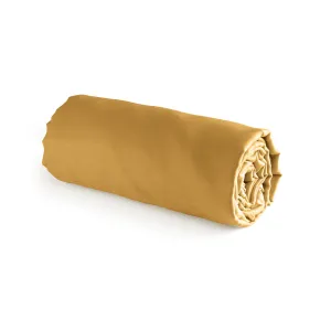 Drap-housse satin de coton - Jaune