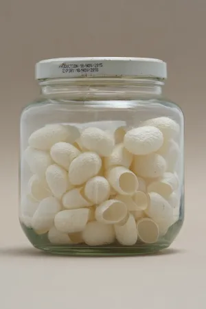 EXFOLIATING SILK COCOONS