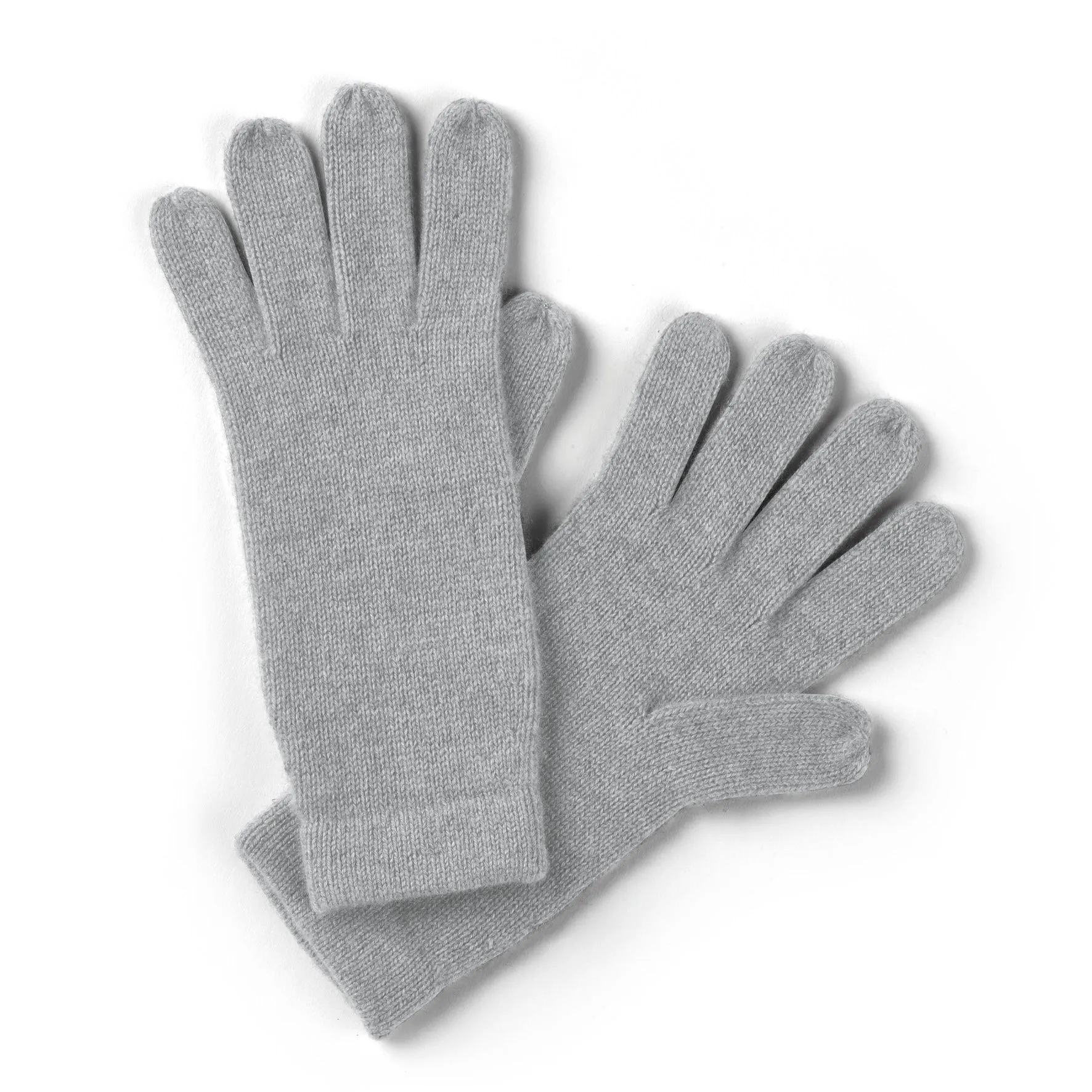 Gants cachemire - Gris clair