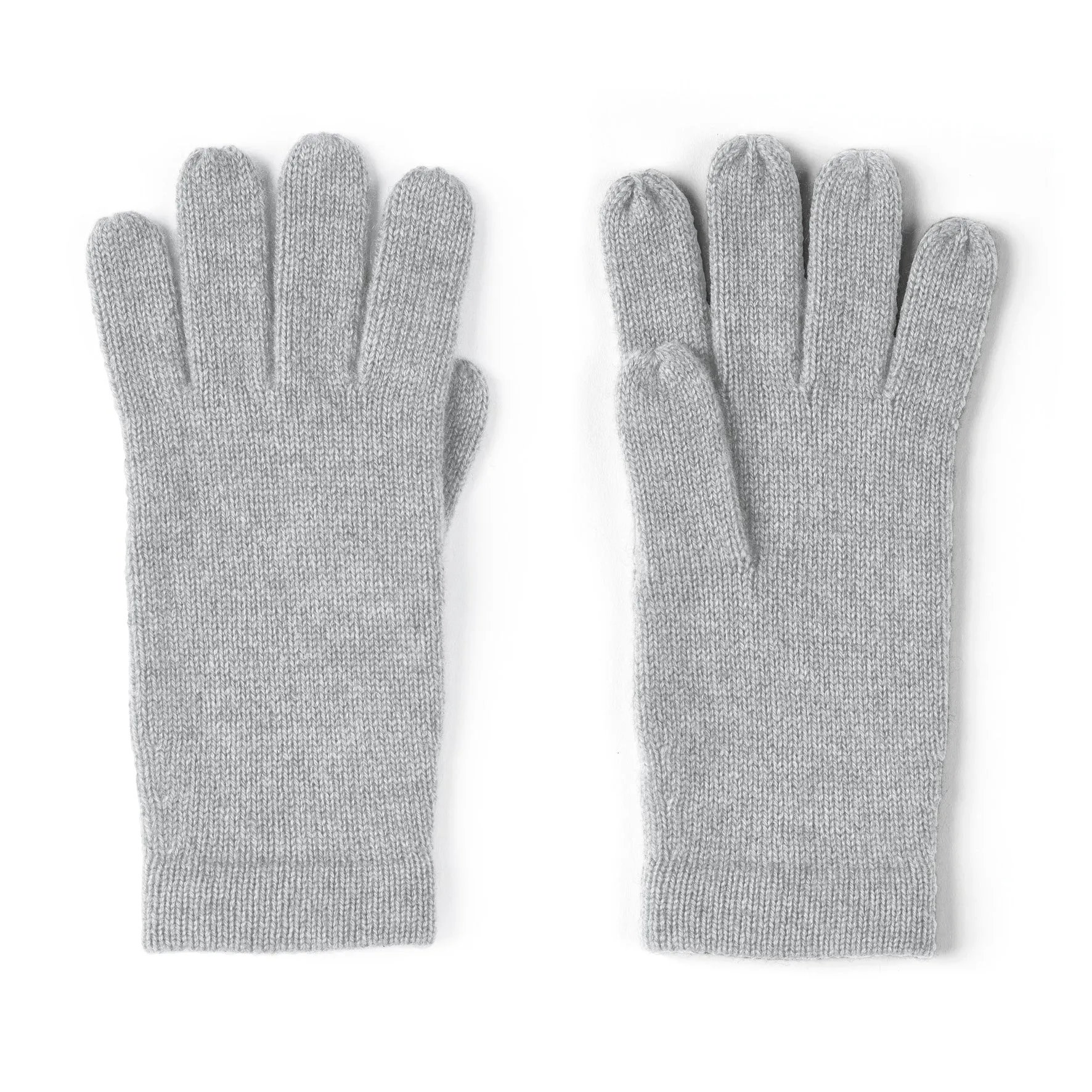 Gants cachemire - Gris clair