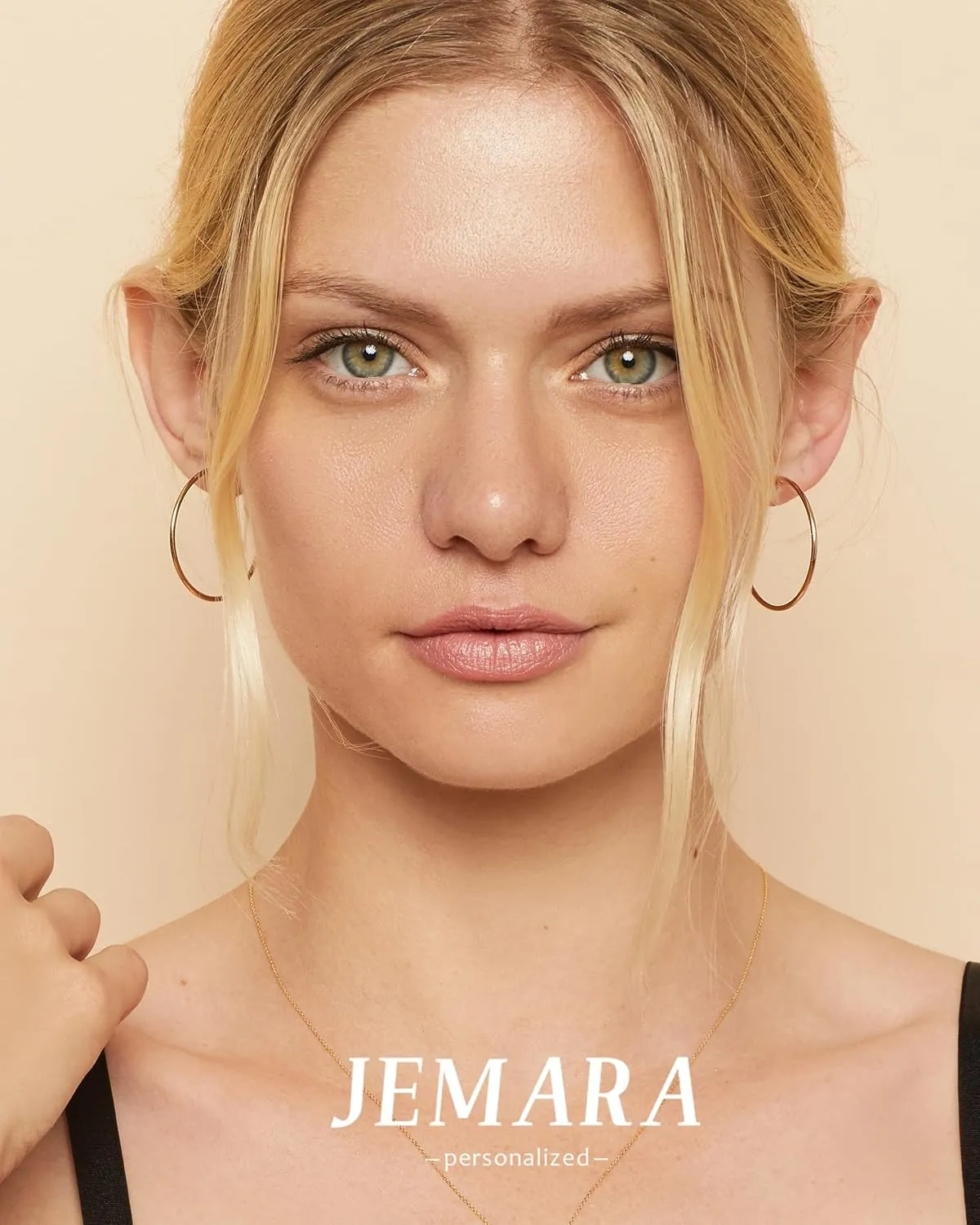Gold Hoop Earrings for Women Hypoallergenic Stainless Steel Large Thin Gold Hoop Earrings Lightweight Big Hoops Aretes de Acero Inoxidable para Mujer 30/40/50/60MM