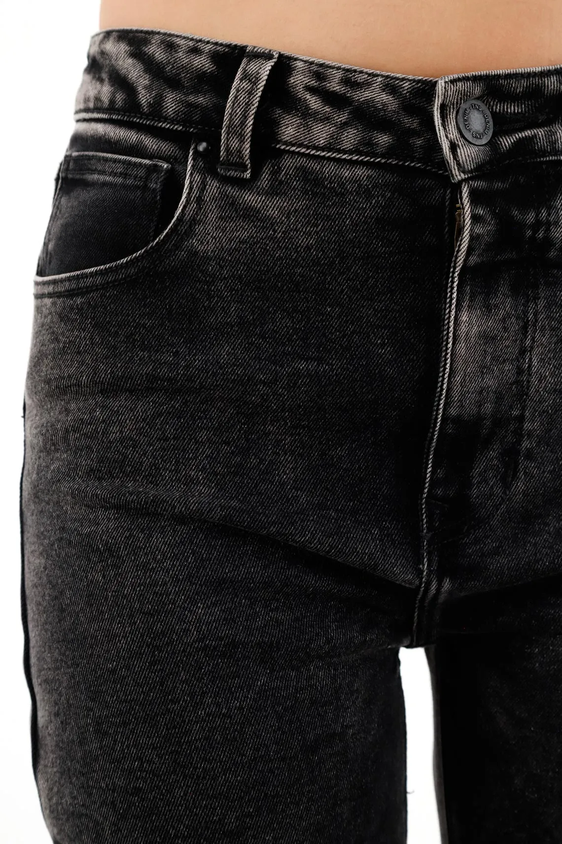 Jean negro super slim para mujer