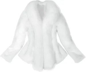 LCMTWX Womens Winter Outerwear Faux Fur Long Jacket Faux Sleeve Short Warm Women's Coat Long Sleeve Pockets Shaggy Purple