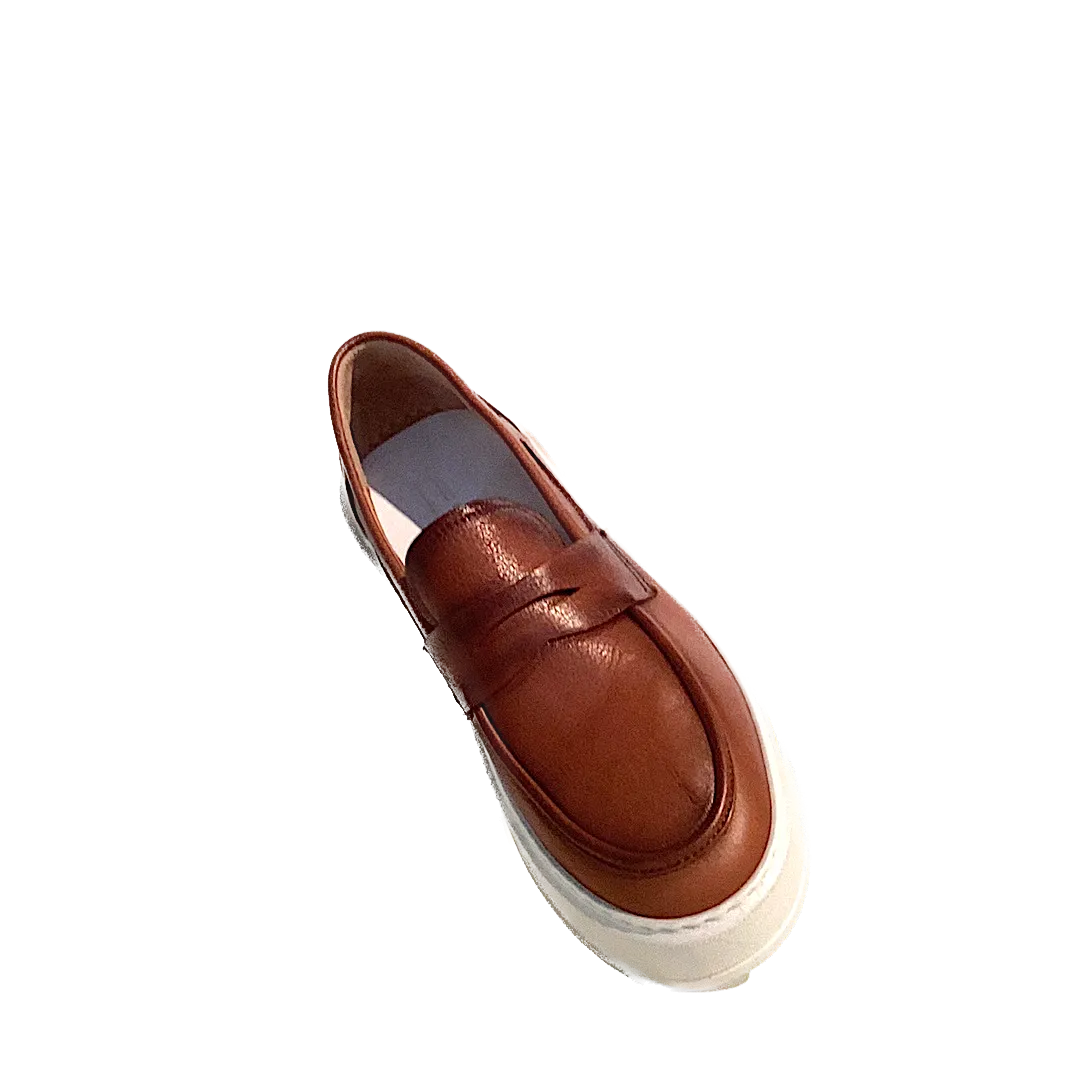 LUIS GONZALO 1966 | MOCASINES HOMBRE | MOCASIN HOMBRE CASCO CUERO | MARRÓN MD 8088H