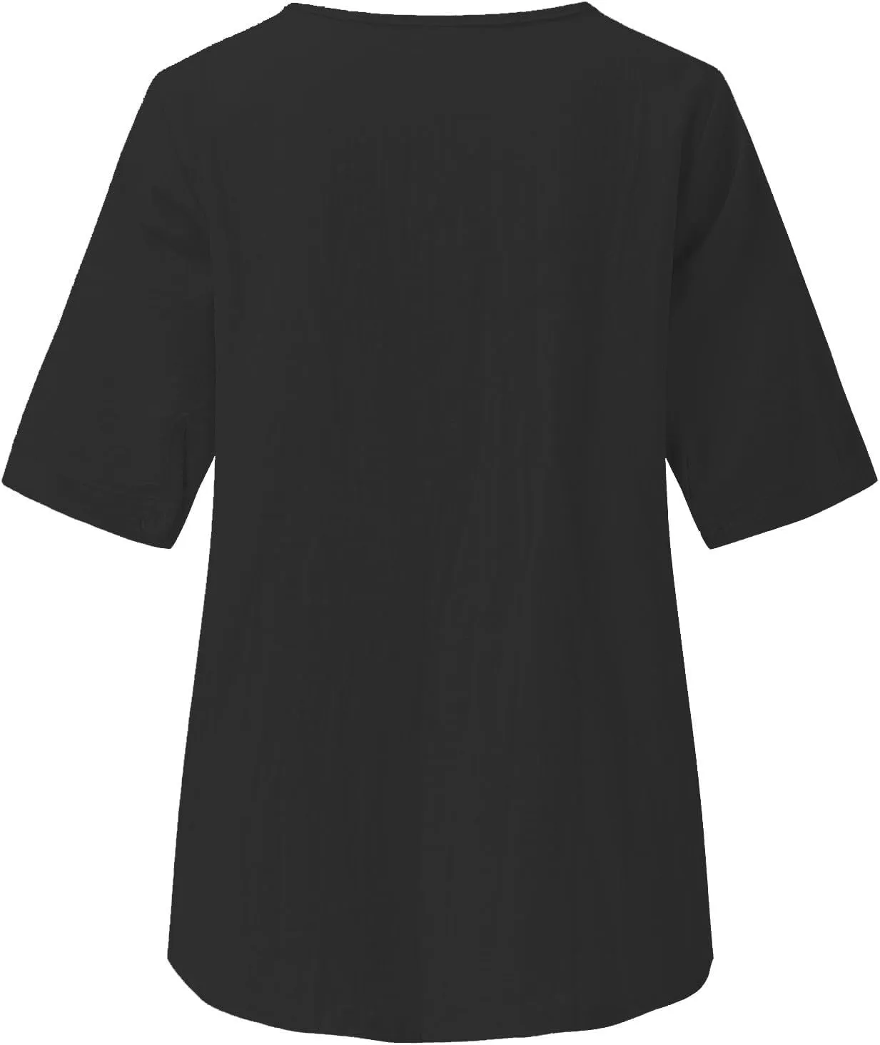 maisdgop Embroidered Tops for Women Fashion Mexican Boho Blouse Casual V Neck Short Sleeve Shirt Comfy Cotton Linen T-Shirt