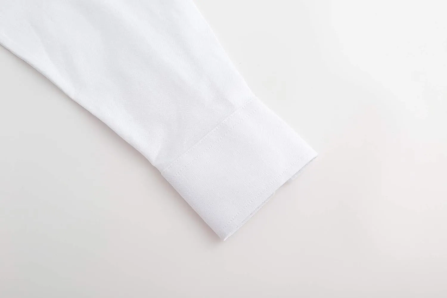 Men Banded Collar Shirts Oxford Mandarin Collar Shirts Camisa sin Cuello para Hombre