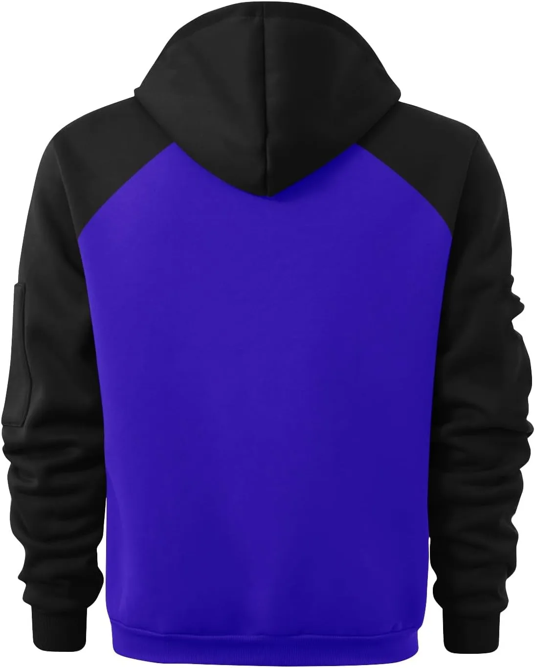 Mens Hoodies Pullover Casual Long Sleeve Waffle Hooded Sweatshirt Fashion Hoodie with Kanga Pocket