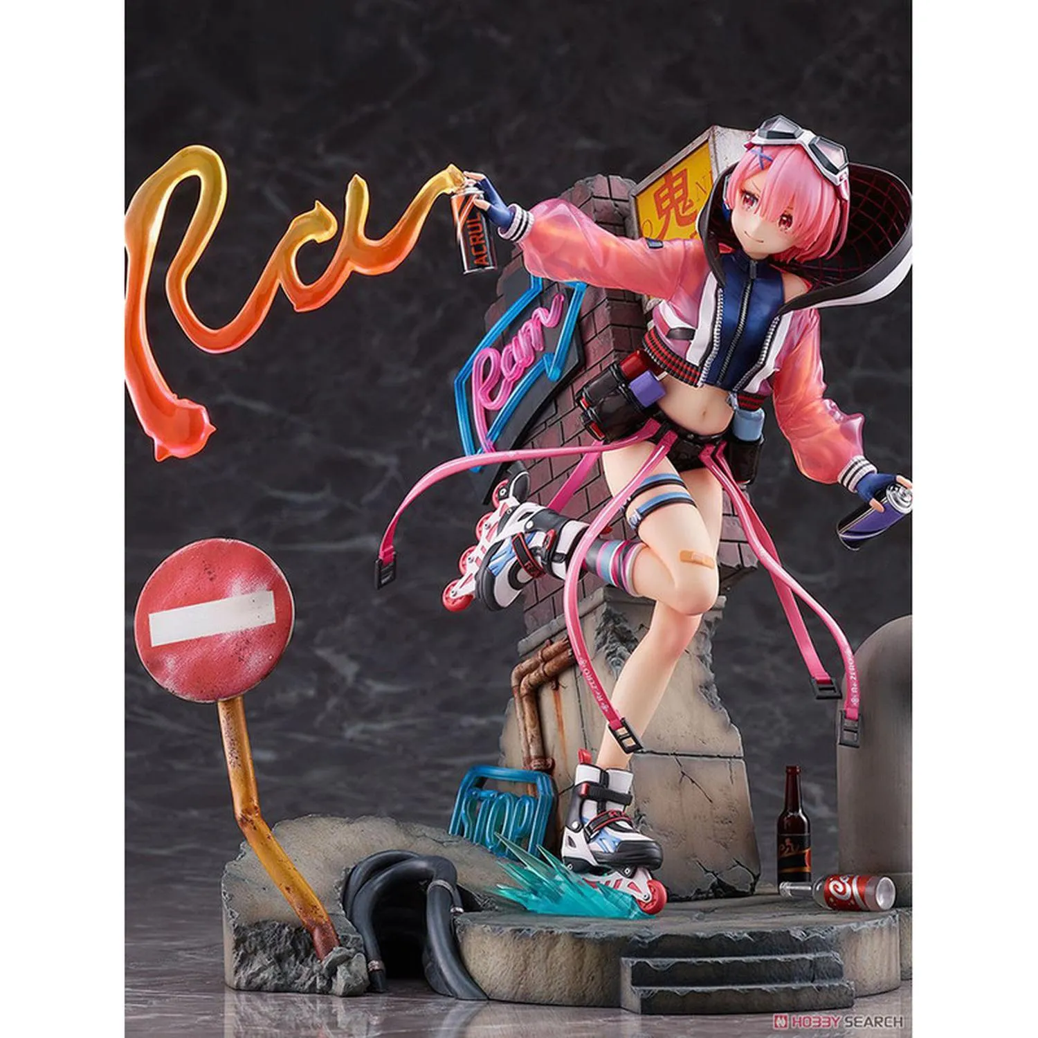 New Arrival Estream Estatuilla Ram Neon City Ver. Escala 1:7 Re:Zero Starting Life In Another World