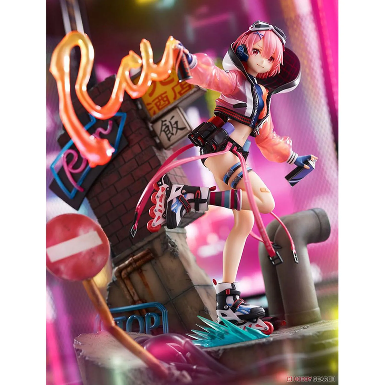 New Arrival Estream Estatuilla Ram Neon City Ver. Escala 1:7 Re:Zero Starting Life In Another World