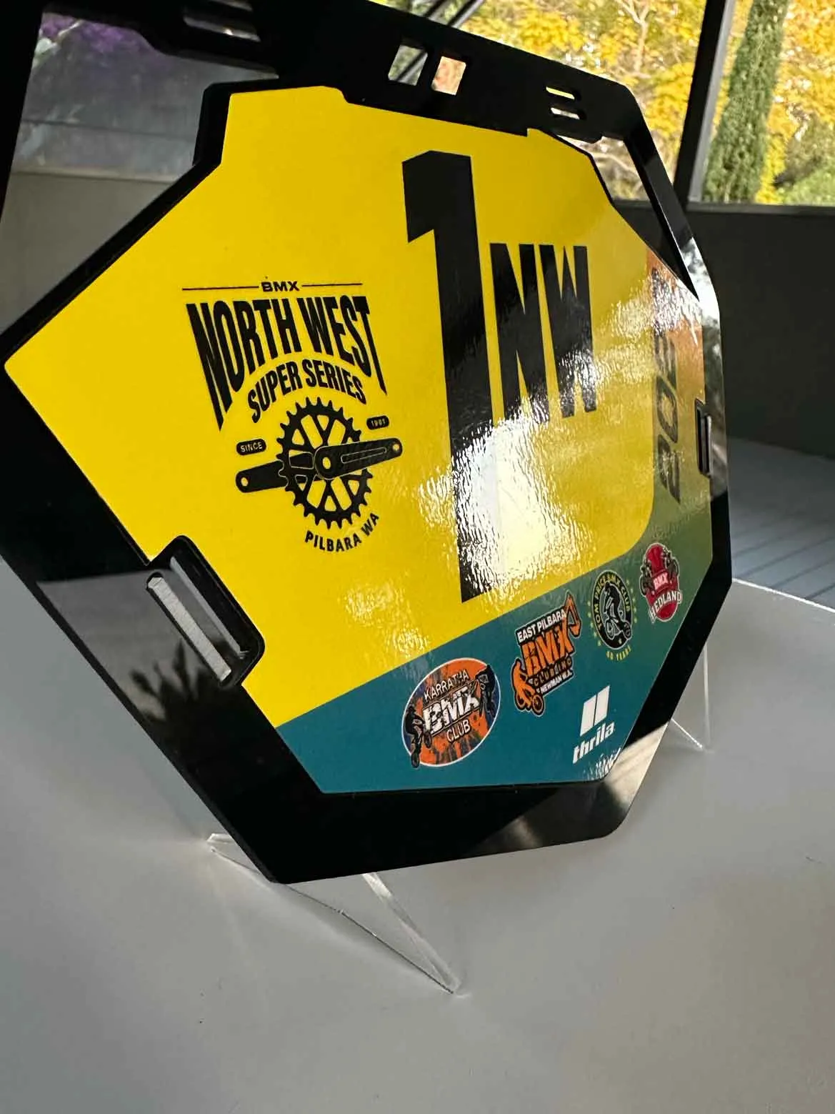 Number Plate Presentation Feet
