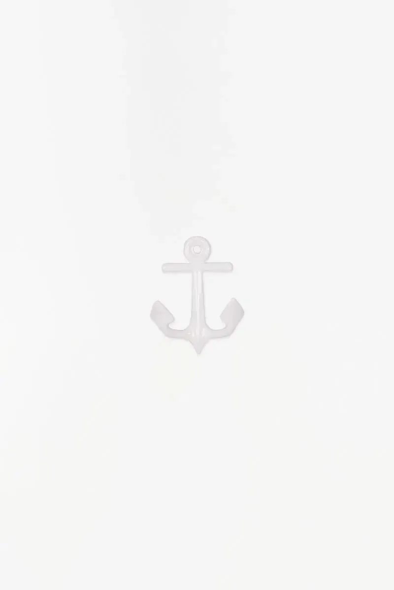 Perchero ancla lacado en blanco - D846B