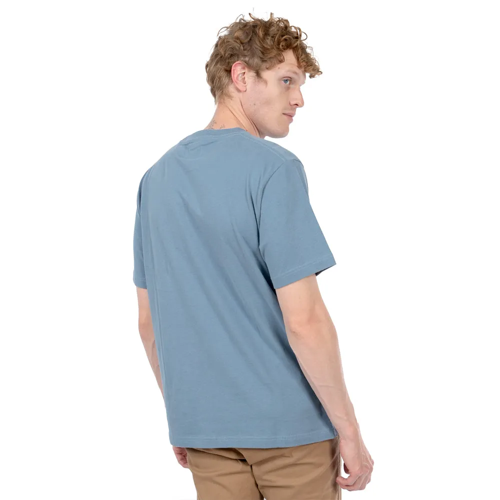PLAYERA ESTAMADO RAISED COLOR AZUL PARA HOMBRE FOREVER 21