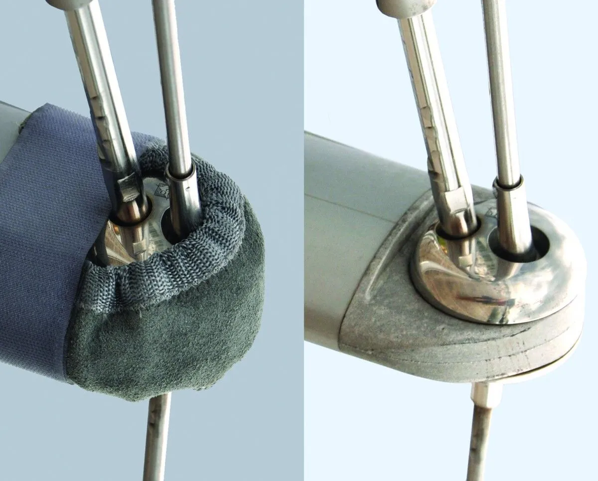 PROTECTION BARRE DE FLÈCHE CUIR VELCRO