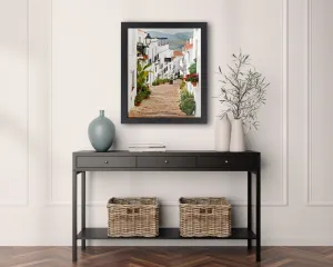 "Calle de Blanco" SALE Framed Fine Art Print 20x24