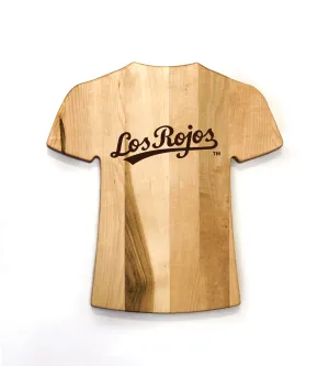Rojos de Cincinnati Team Jersey Cutting Board | Customize With Your Name & Number | Add a Personalized Note (en Español)