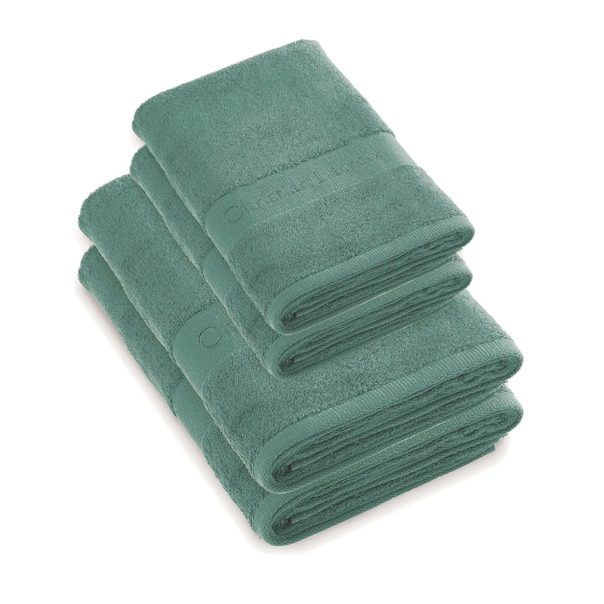 SET DE 4 SERVIETTES ET 4 DRAPS DE BAIN
