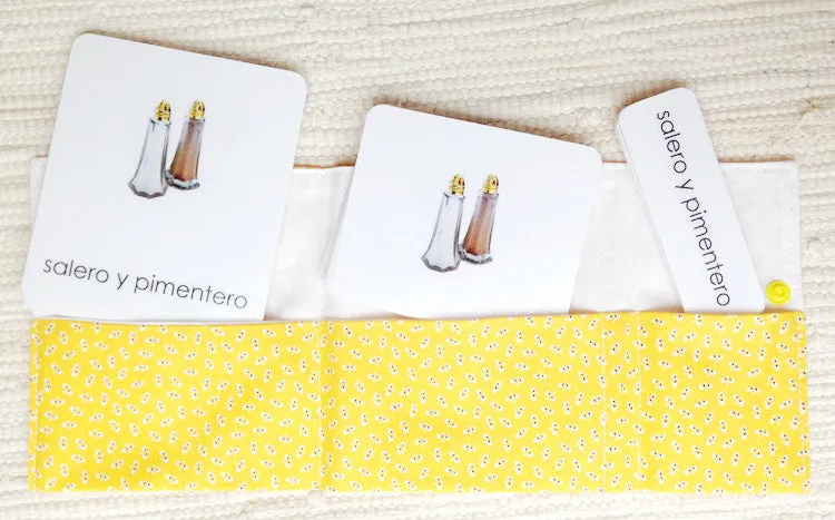 Spanish In the Kitchen 3-Part Cards