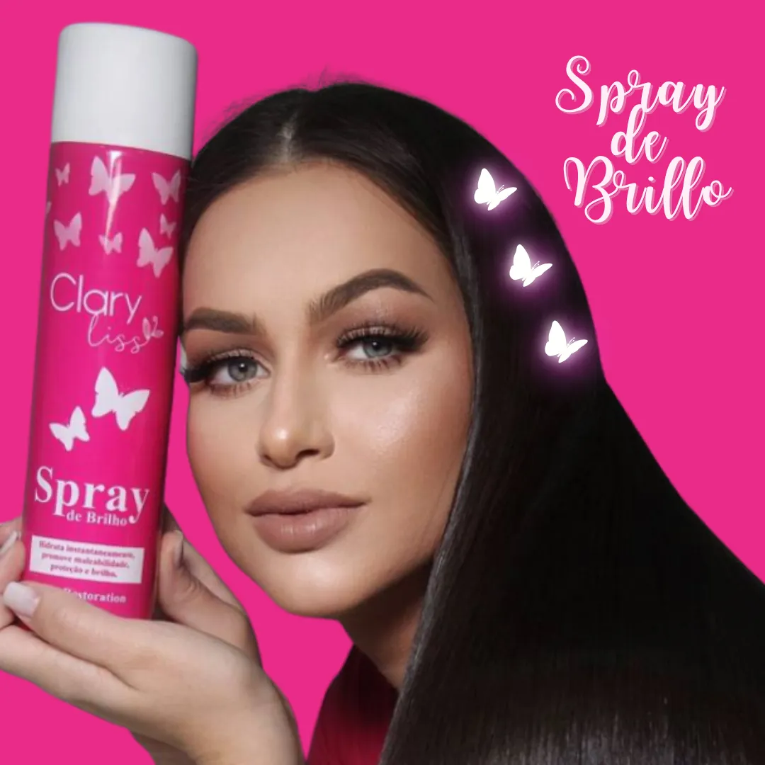 Spray de Brillo Clary Liss Extra Shine Hair Restoration [400ml]