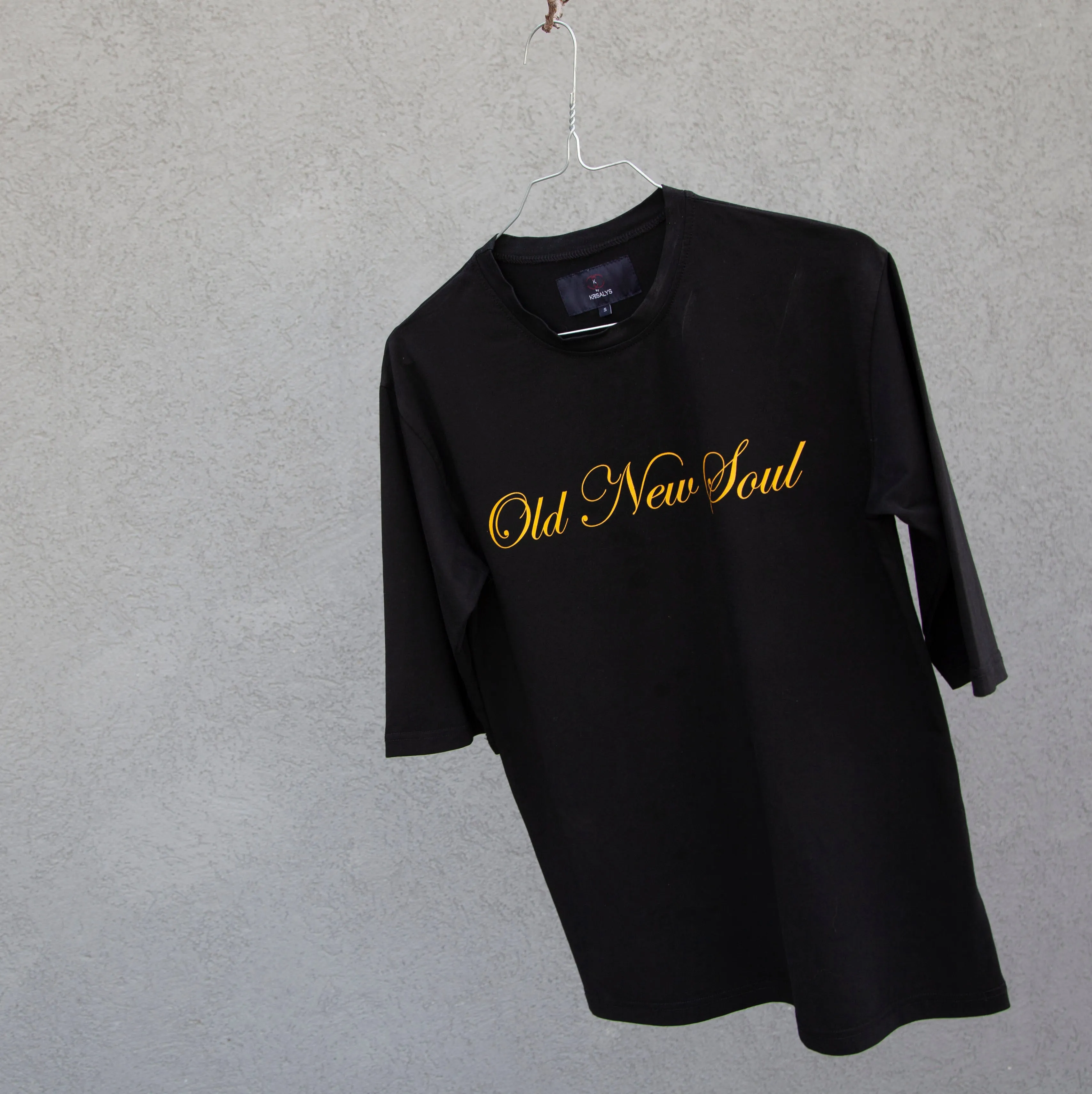 T-shirt #LPRTS2006-Black with yellow printing