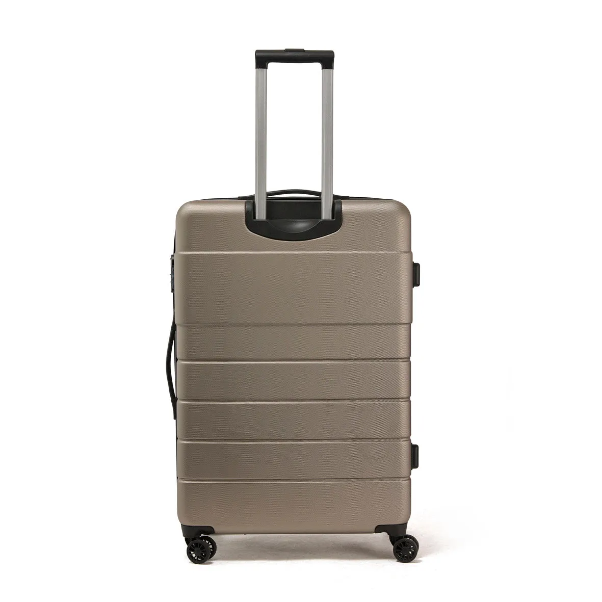 Valise rigide avec 4 roulettes - 94L - 52 x 77 x 29 cm - Toulouse Gris doux
