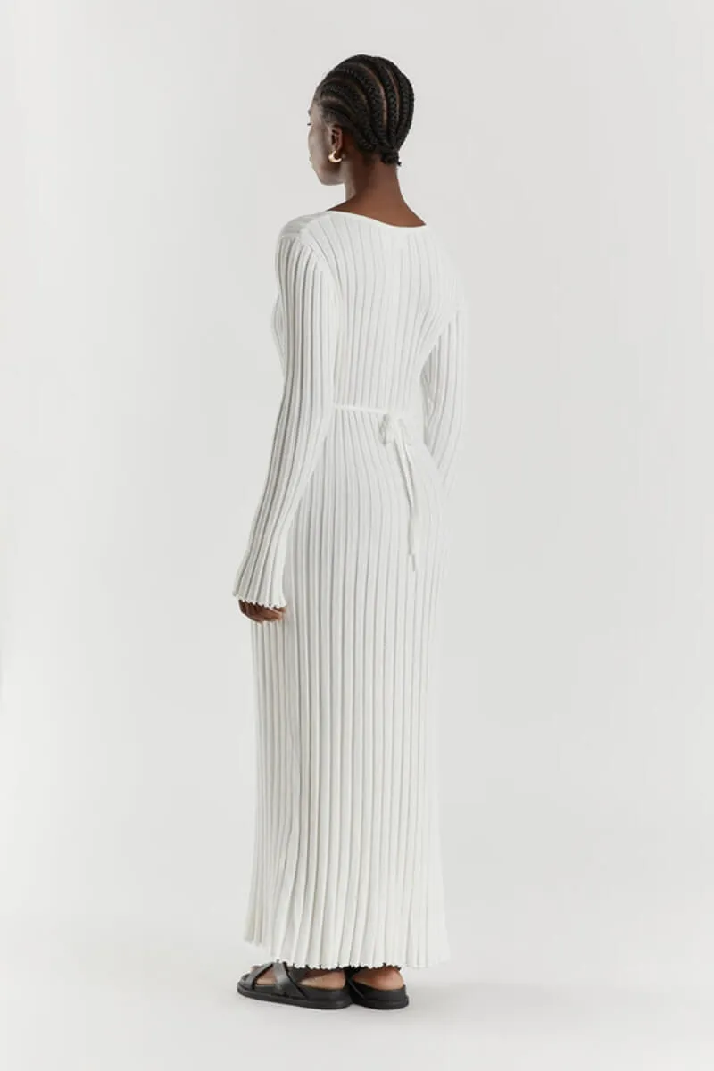 Vestido Serena em Malha Decote V