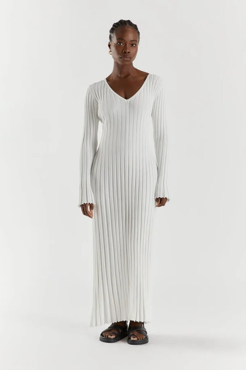 Vestido Serena em Malha Decote V