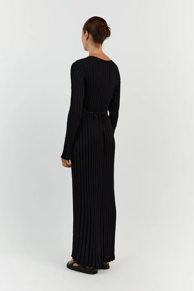 Vestido Serena em Malha Decote V