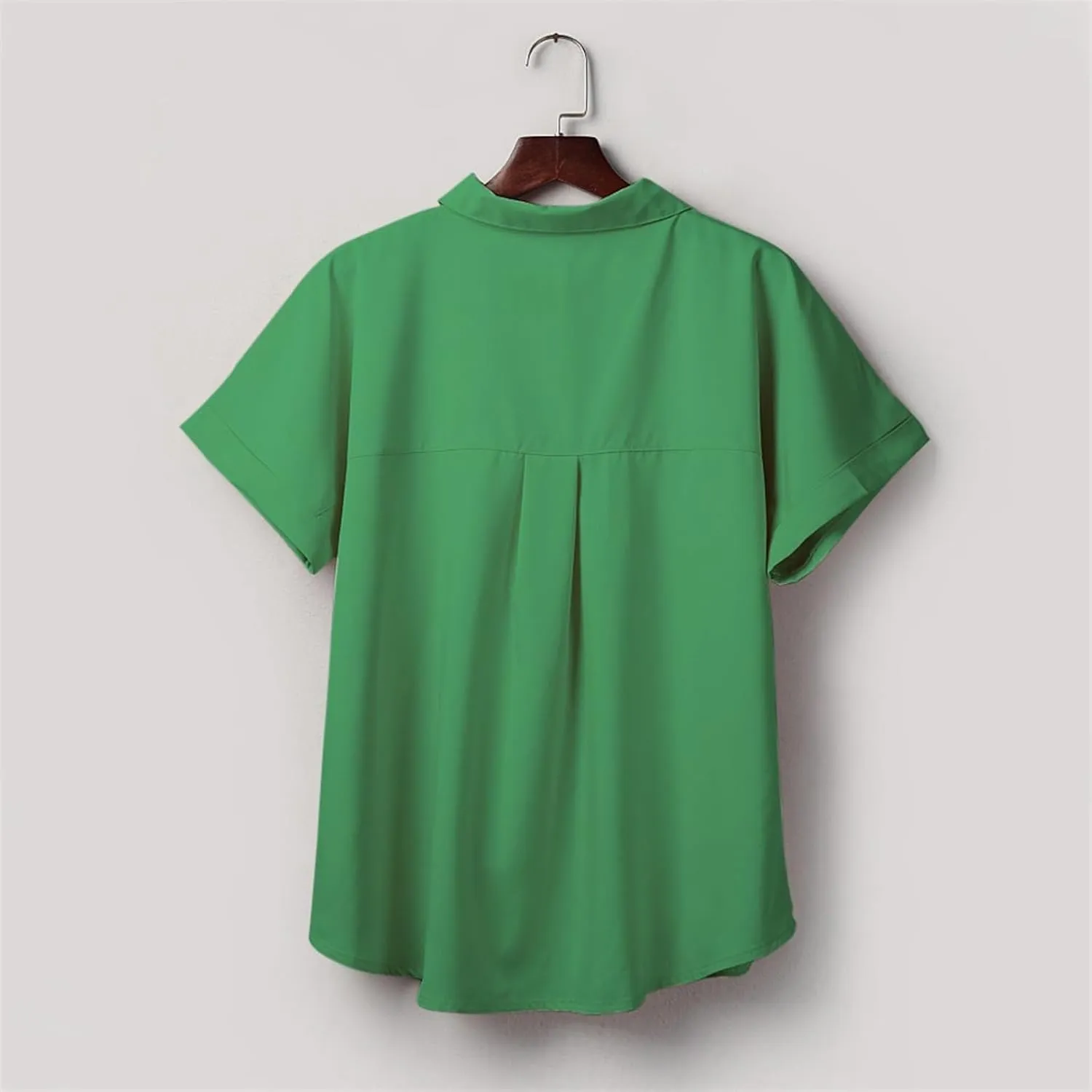 Womens Cotton Linen Button Down Shirts Summer 2025 Roll up Sleeve Oversized Boyfriend Solid Tops Casual Dress Tees