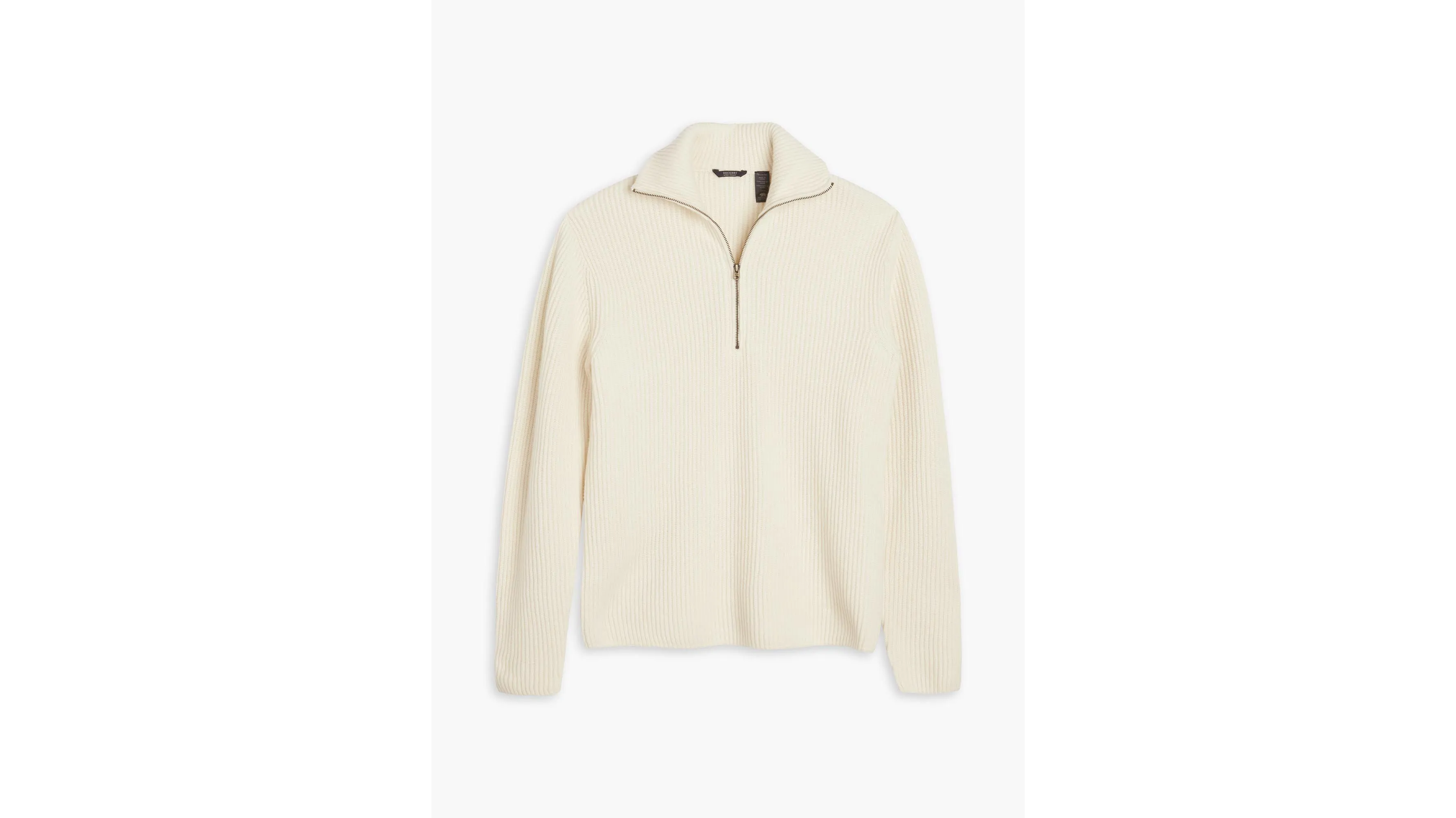 Women's Regular Fit Quarter Zip Sweater